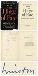 Winston Churchill Signed The Hinge of Fate -- Part of Churchills Post-WWII Analysis That Won Him the Nobel Prize in Literature